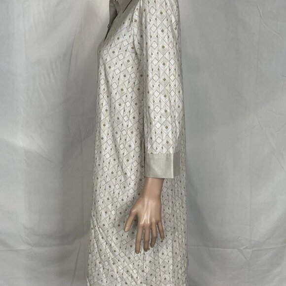 J.McLaughlin Women’s Rollins Midi Dress Tan — 3/4 Sleeve Collared - Picture 5 of 8